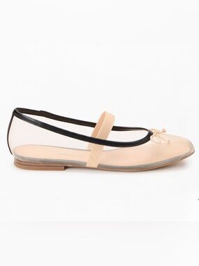 NIB $60 - COCONUTS by Matisse Bronx Nude Mesh flat - Size 10